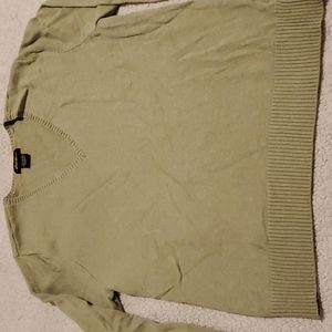 Eddie Bauer green v-neck sweater